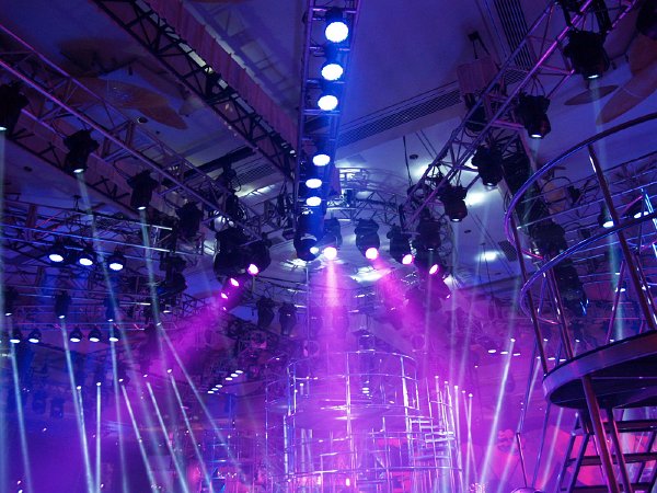 Center stage detail from Aria NYE 2013